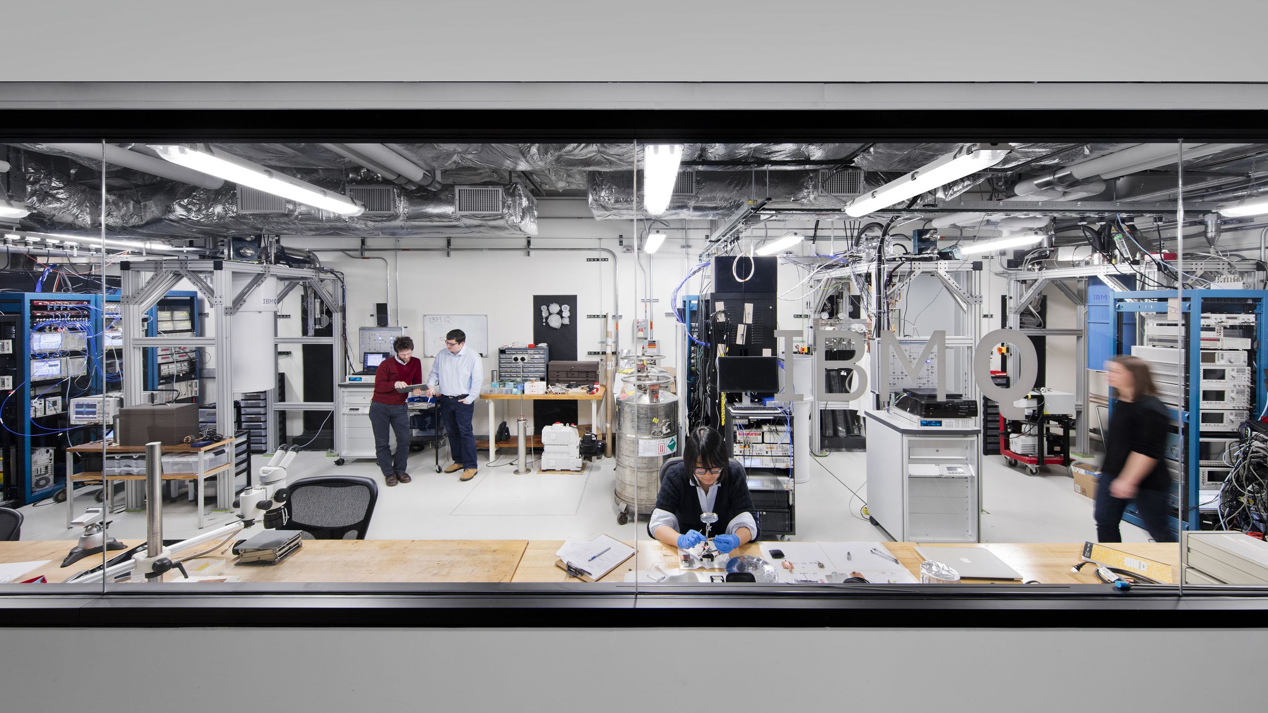 IBM's Q lab at its T.J. Watson research facility.	(Connie Zhou/IBM)